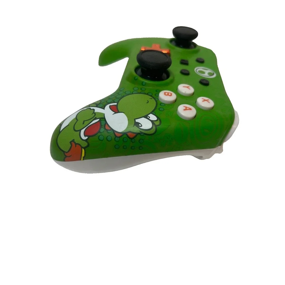 Nintendo Switch Power A Wired Controller Super Mario‎ Yoshi Green - No Cable